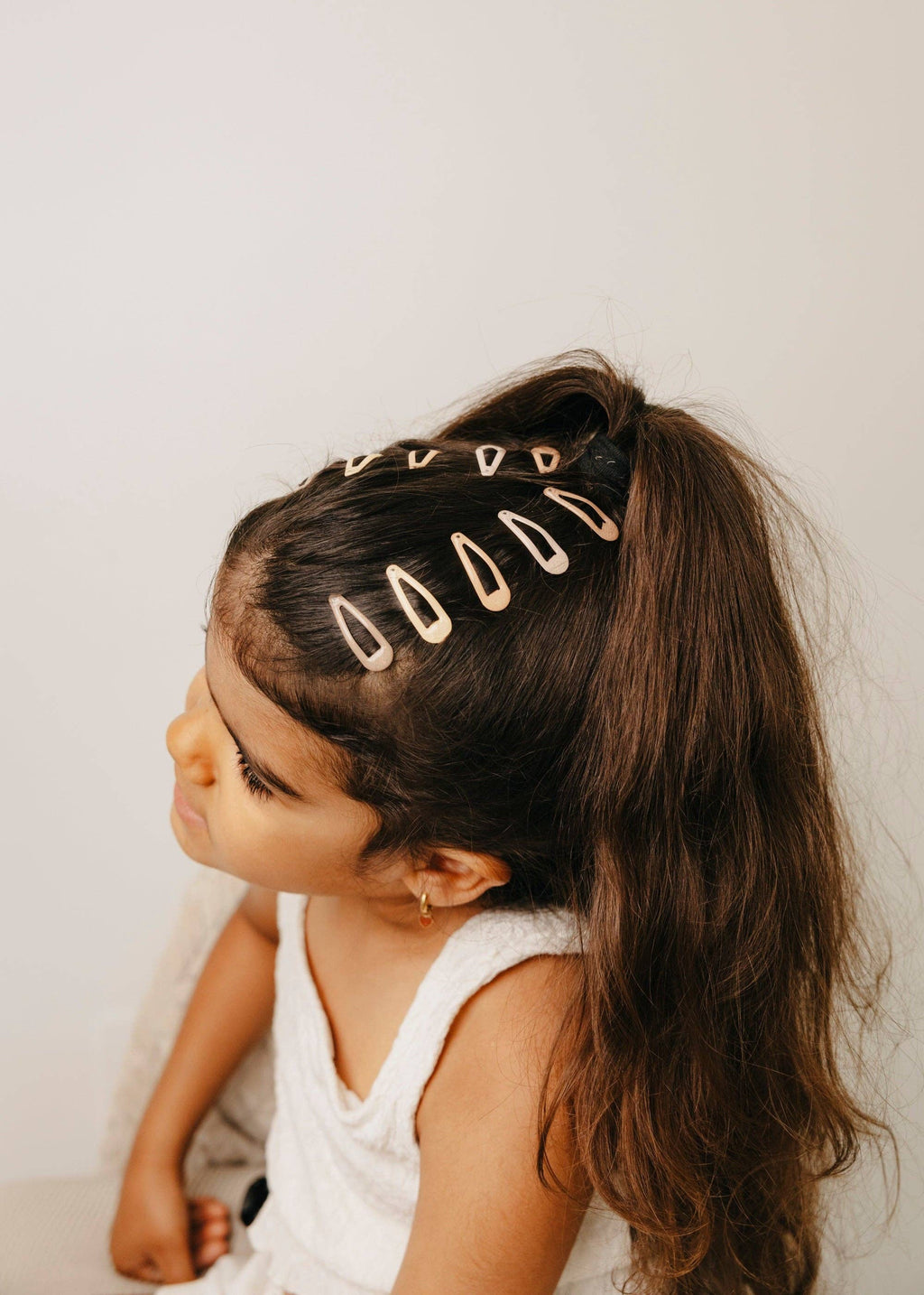 Mini pinces à cheveux pailletées - Multicolore