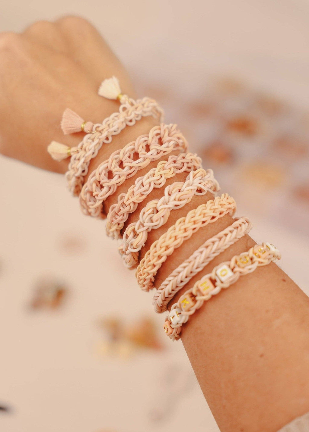 Mon kit de bracelets à élastique - Blush