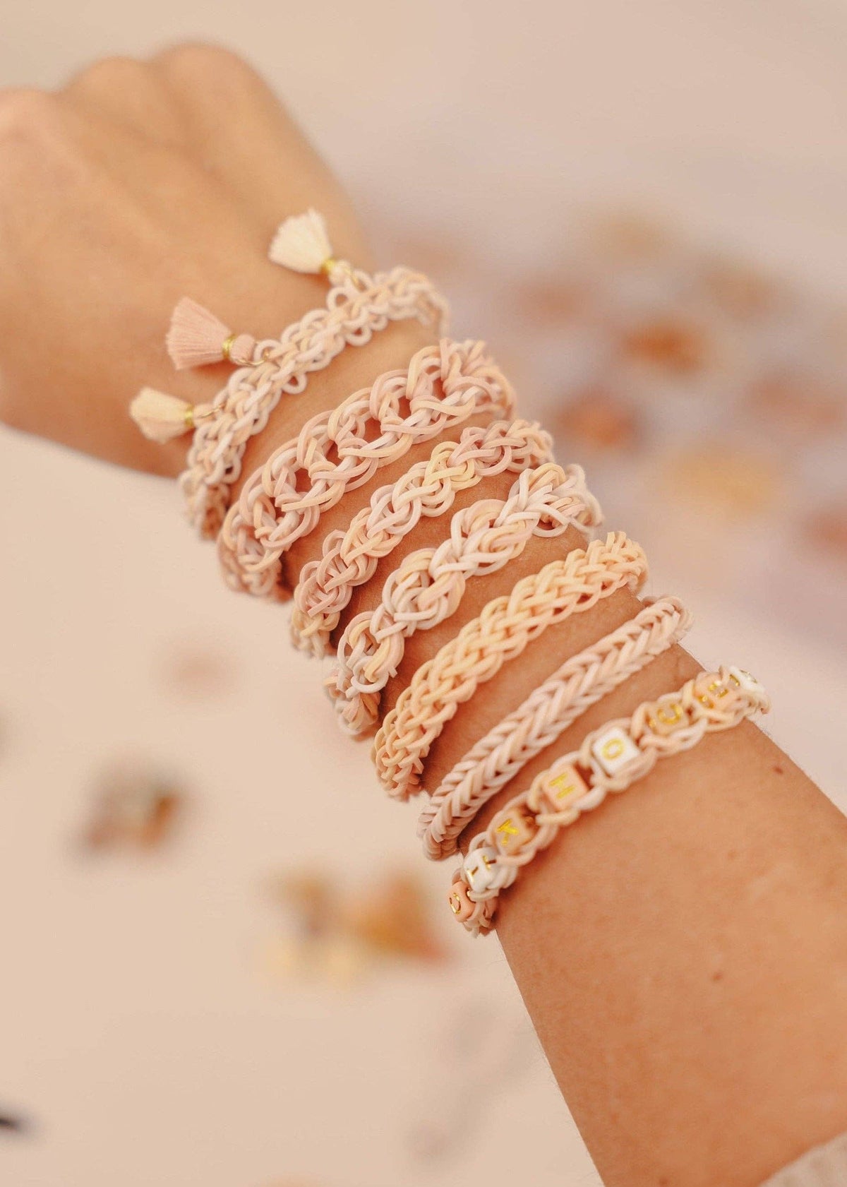Mon kit de bracelets à élastique - Blush