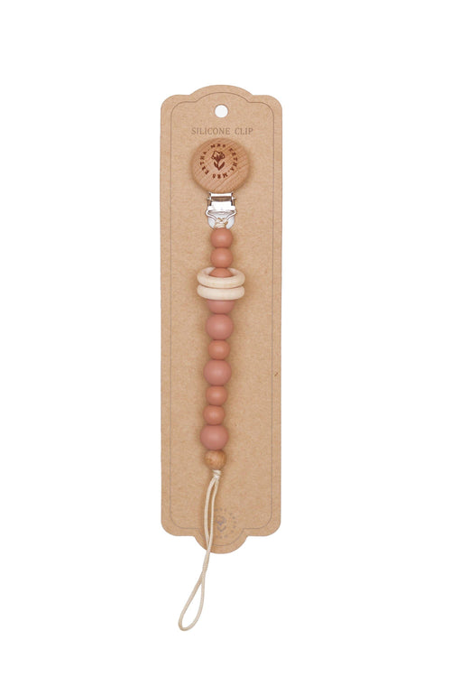 Attache tétine Eva Clip - Blush