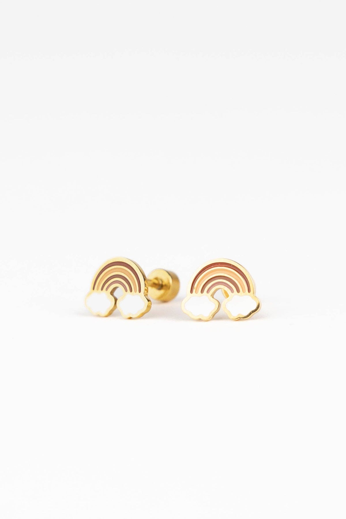 Boucles d'oreilles clous - Rêves Arc-en-ciel