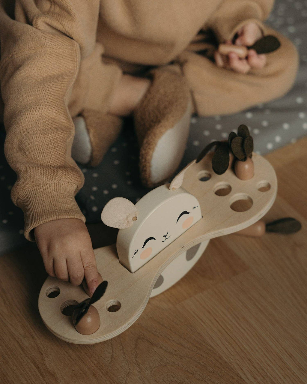 Balance Lapin et Carottes - Bois