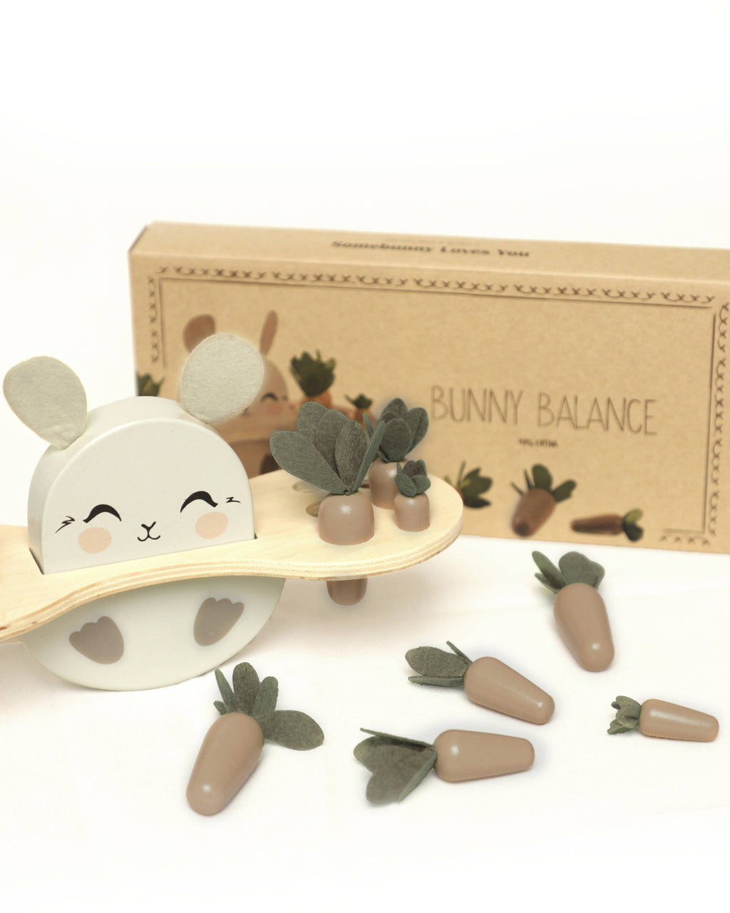 Balance Lapin et Carottes - Bois