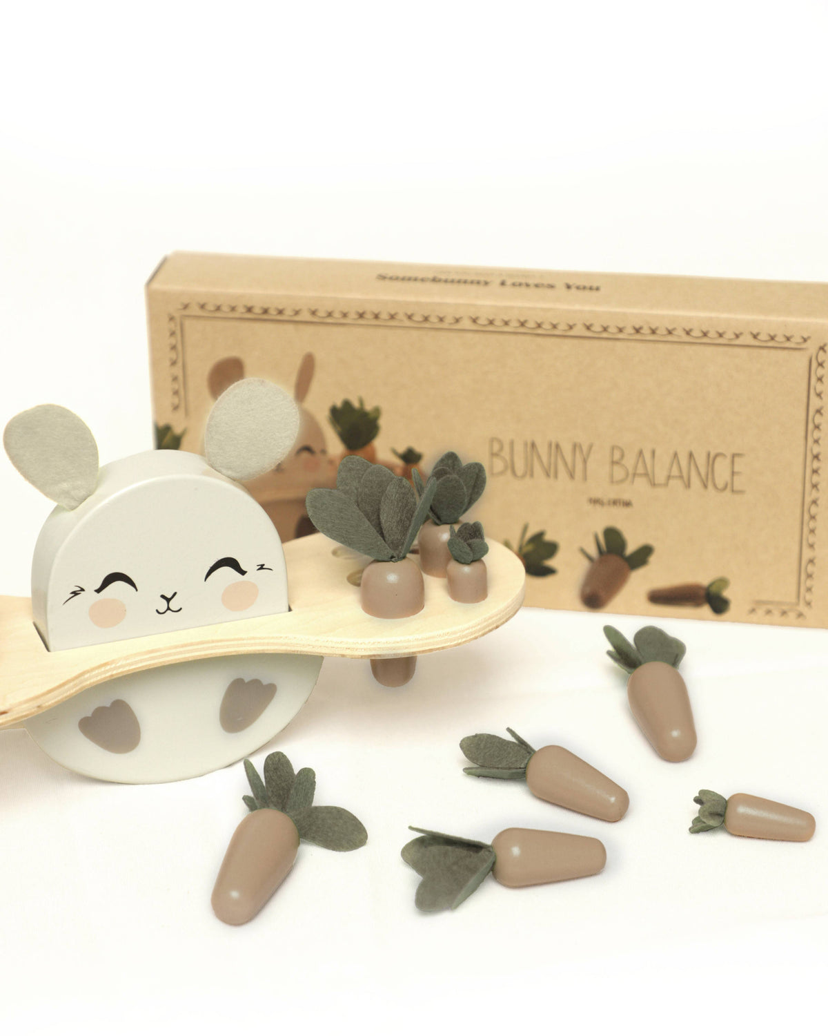 Balance Lapin et Carottes - Bois