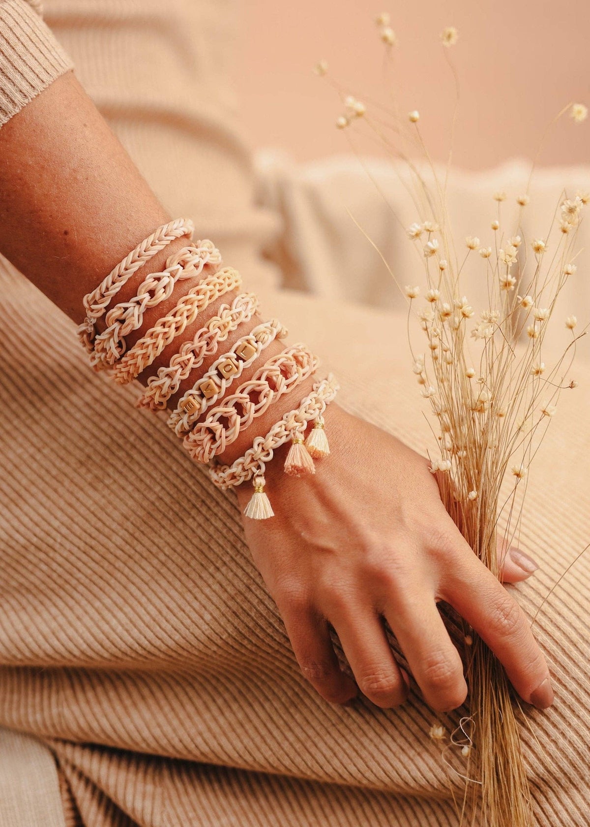 Mon kit de bracelets à élastique - Blush