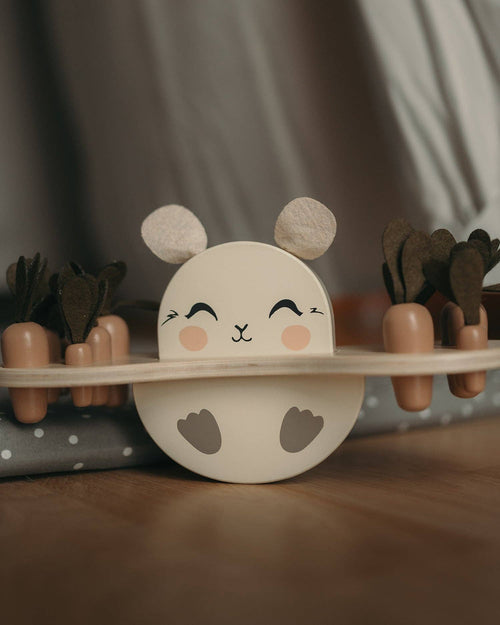 Balance Lapin et Carottes - Bois