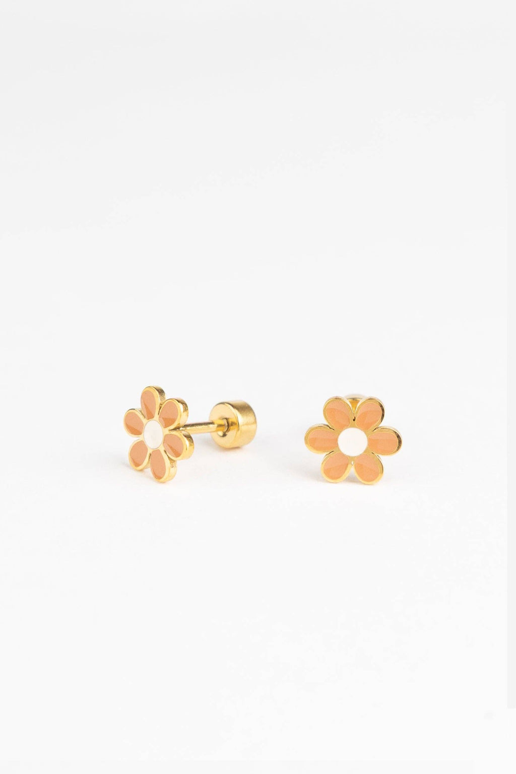 Boucles d'oreilles Clous - Petite marguerite