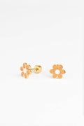 Boucles d'oreilles Clous - Petite marguerite