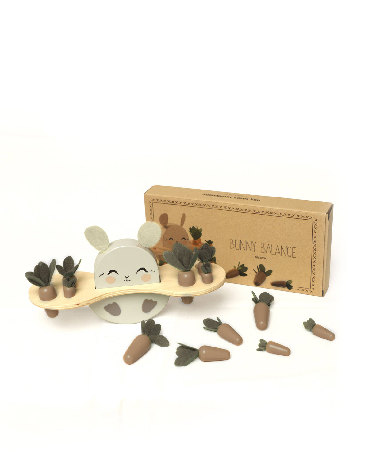 Balance Lapin et Carottes - Bois
