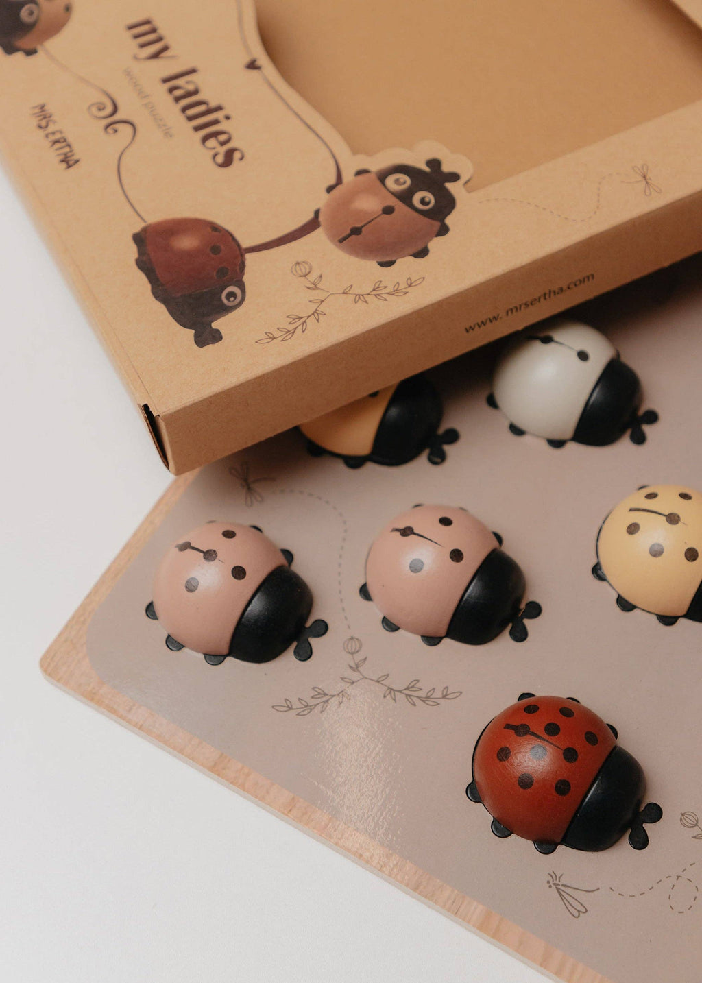 Mesdames Coccinelles - Puzzle XL - Bois