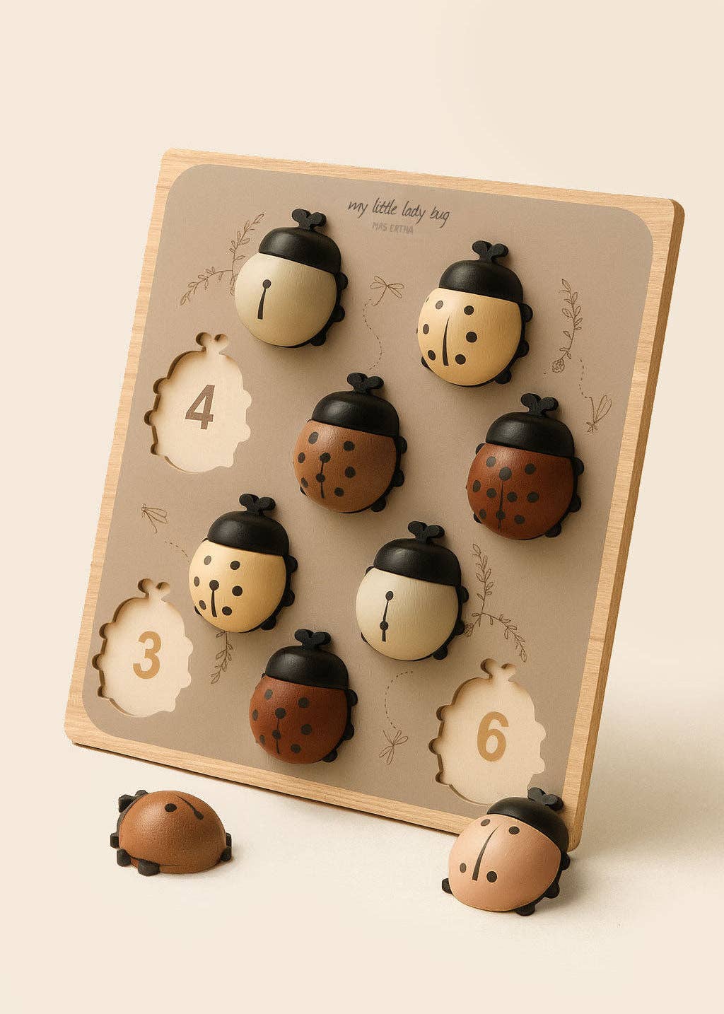 Mesdames Coccinelles - Puzzle XL - Bois
